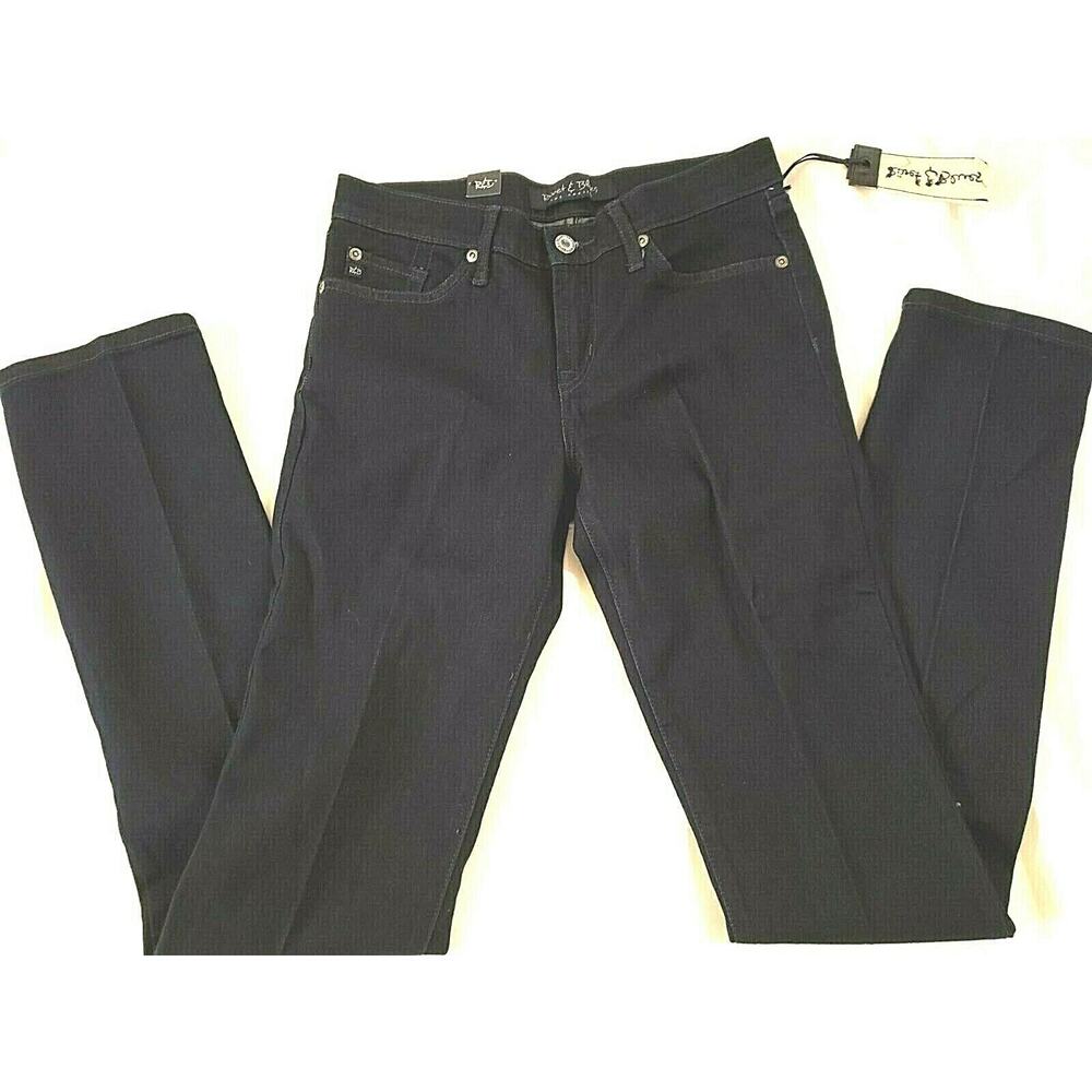 Rivet & Blues Womens Alison Dark Original Rise Straight Leg Jeans Tall size 2